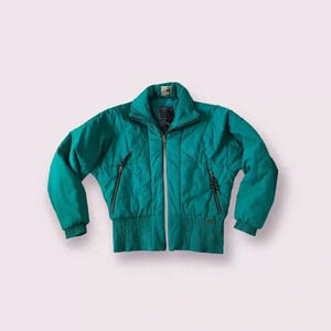 Vintage mountain goat jacket cropped puffer